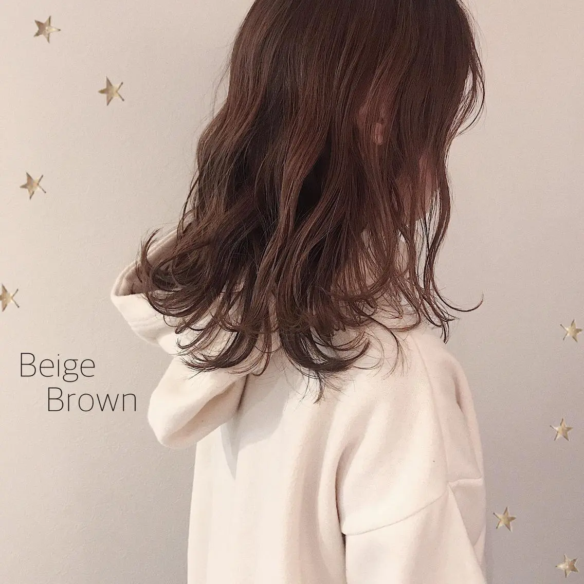 セミロング カラー カット ヘアカラー トリートメント 市川 千夏のヘアスタイル