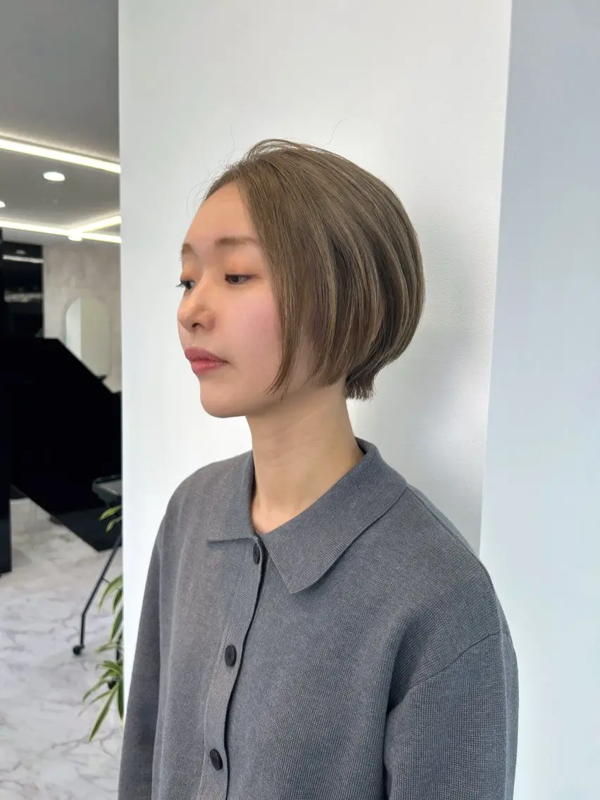 ショート カラー カット ヘアカラー パーマ 縮毛矯正 トリートメント ヘッドスパ 片山美穂 心斎橋・なんばのヘアスタイル