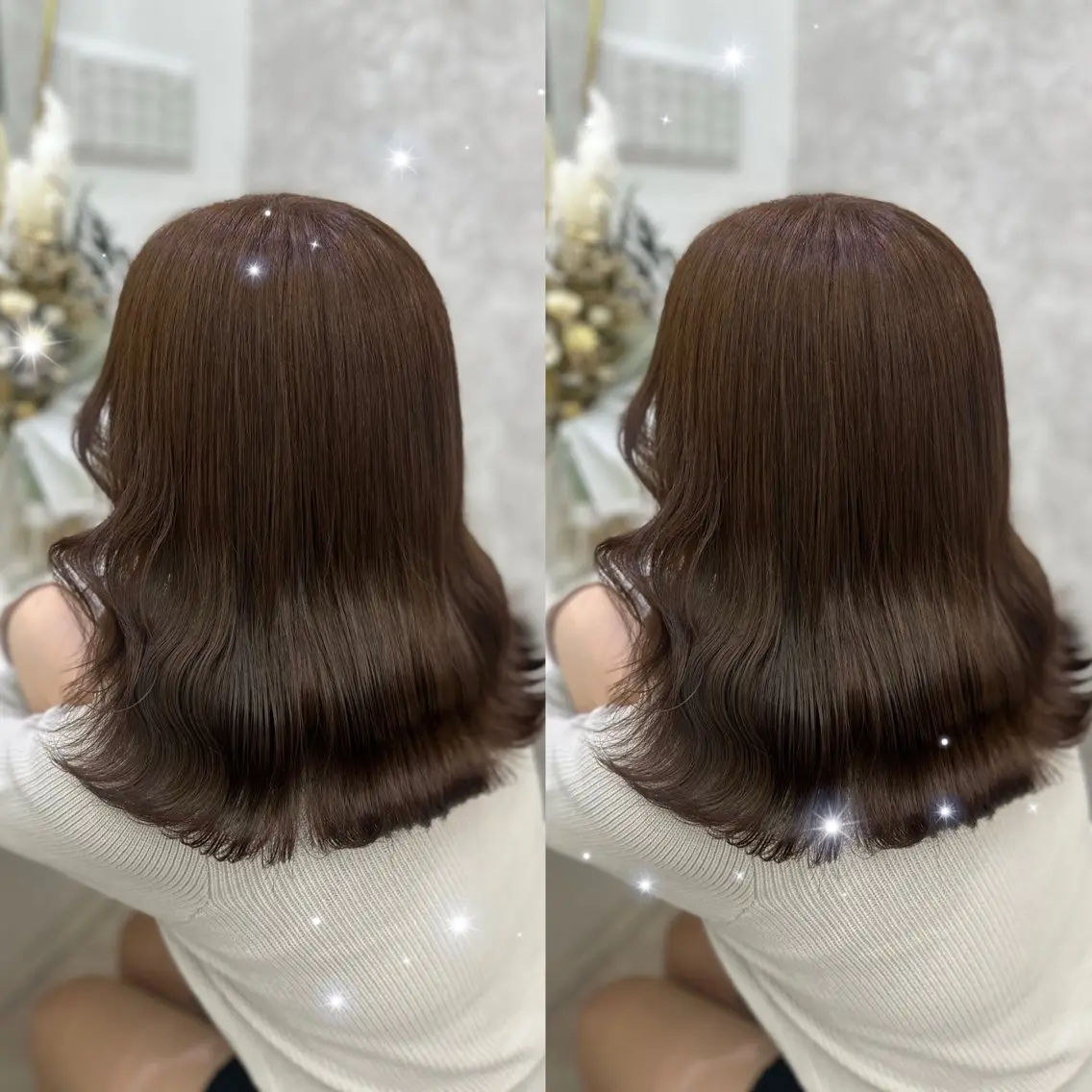 ミディアム 【E'ss】 村 灯梨のヘアスタイル