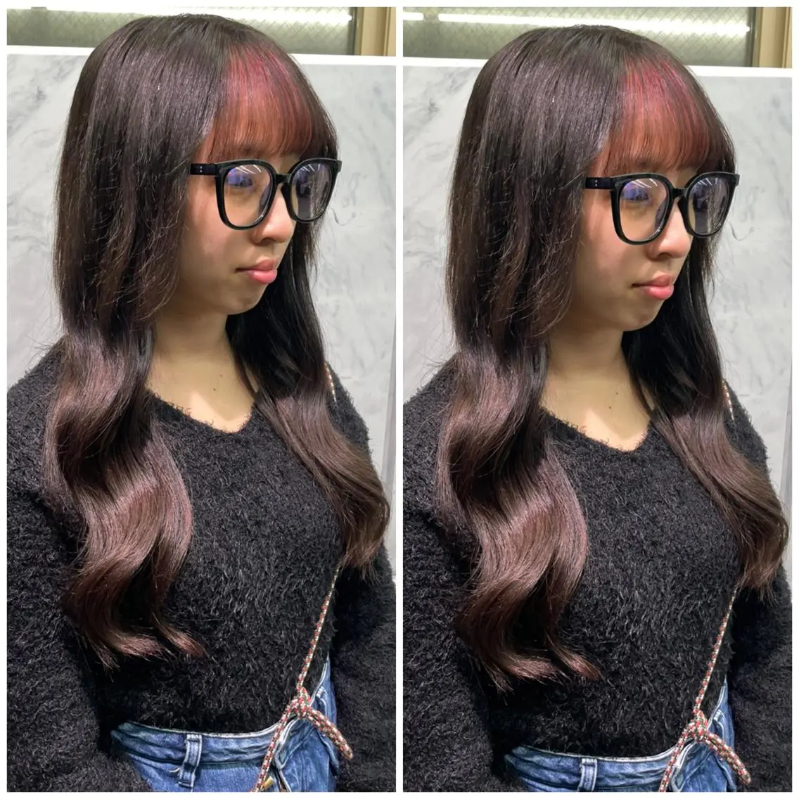 ロング ヘアカラー 🦋プルエクステ ARISA🦋のヘアスタイル