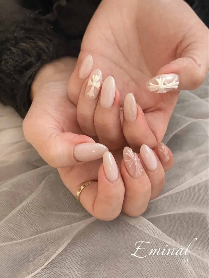 SNS大人気✝️クロスネイル💅の写真