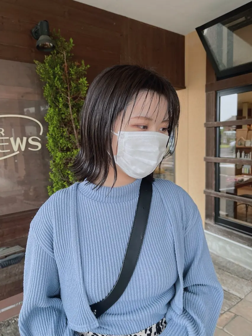 ミディアム カラー アッシュ グレージュ カット ヘアカラー トリートメント ヘアーニュース 🌿NAMII🌿のヘアスタイル