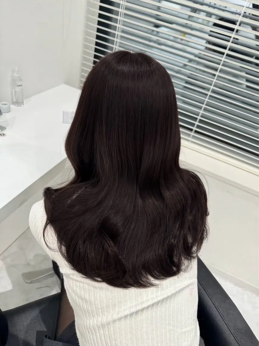 カラー 🤍ブリーチなし ブラウンhimi🤍のヘアスタイル