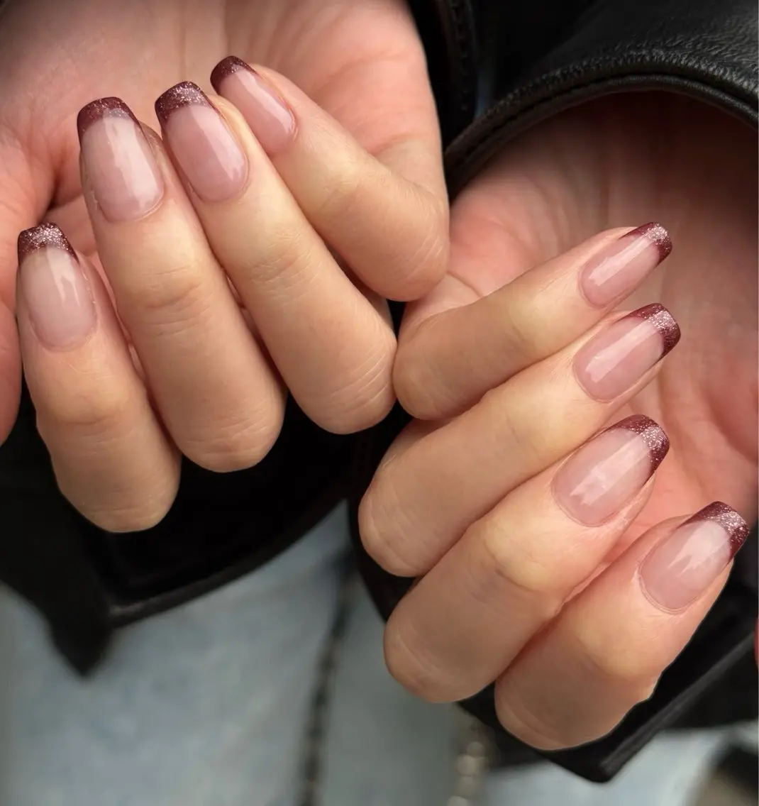 ネイル ボルドー フレンチネイル ハンドネイル Blé nailのネイルデザイン