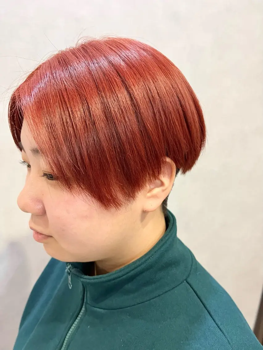 ショート カラー ヘアカラー トリートメント ブリーチ/髪質改善 Norikaのヘアスタイル