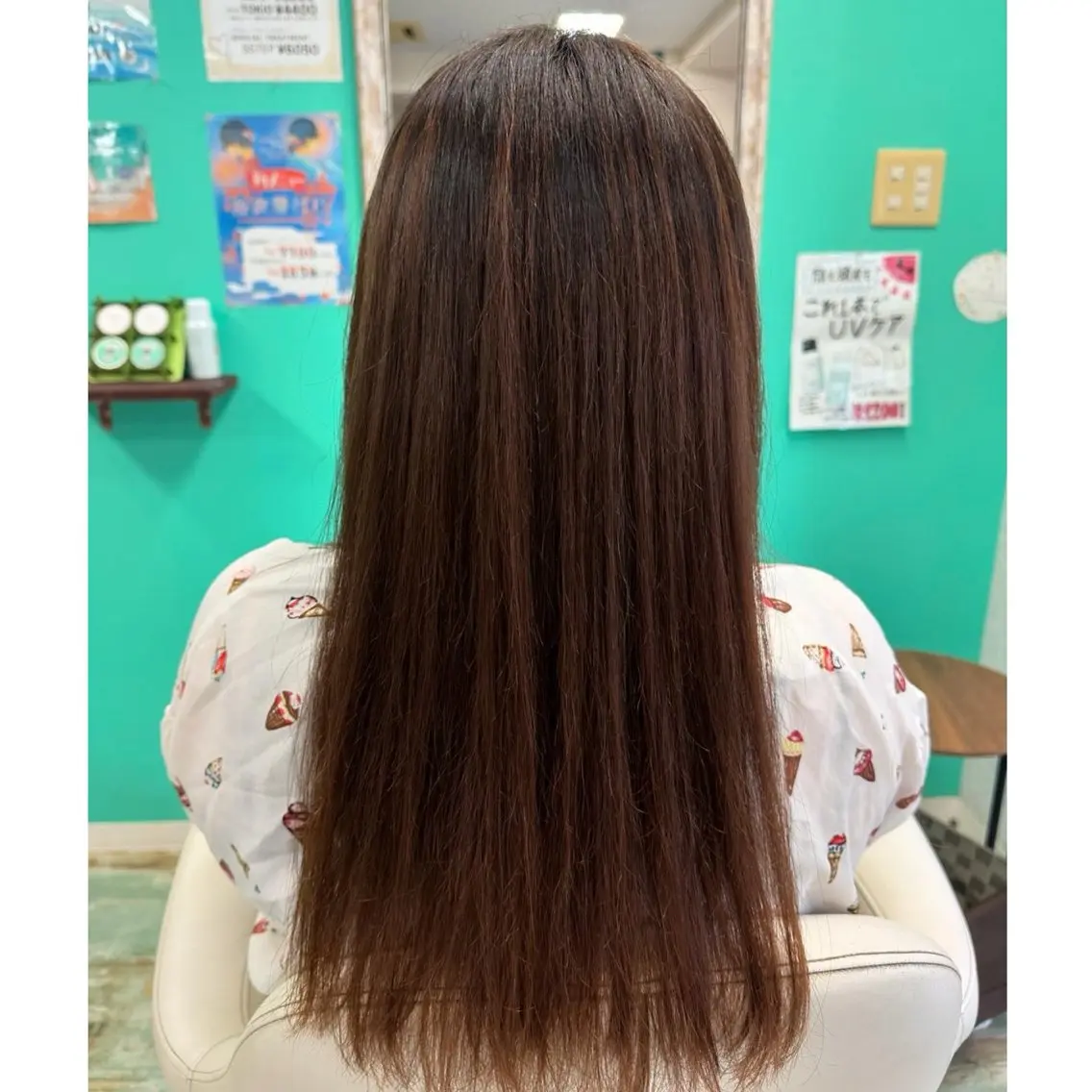 ロング トリートメント 三原 友美のヘアスタイル