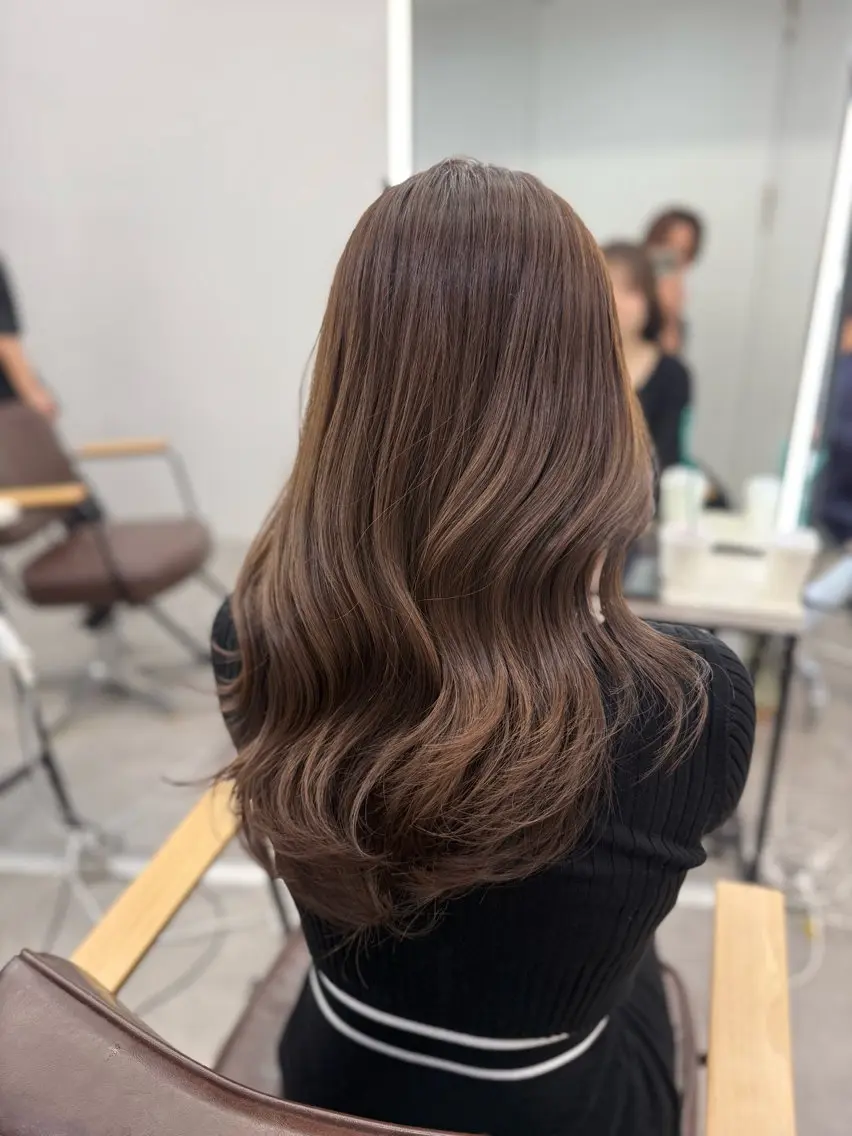 ロング カラー レイヤーカット カット ヘアカラー トリートメント ヘッドスパ 💎レイヤー/韓国 💎石戸谷のヘアスタイル
