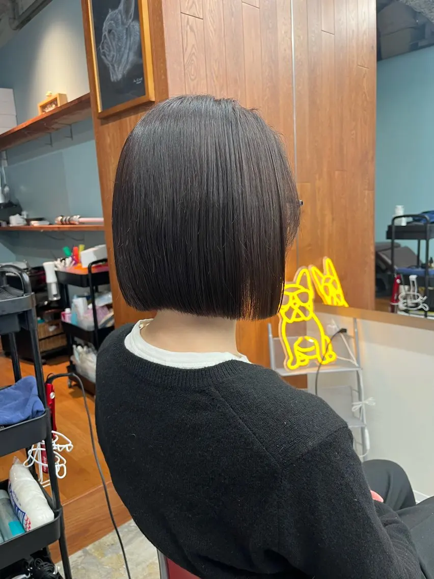 セミロング 縮毛矯正 トリートメント stylist ◎RUKI.のヘアスタイル