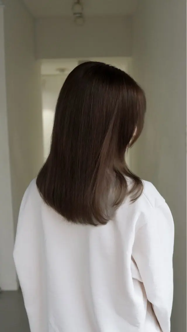セミロング カラー 透明感カラー トリートメント カット ヘアカラー 縮毛矯正 トリートメント 髪質改善/縮毛矯正 kyosukeのヘアスタイル