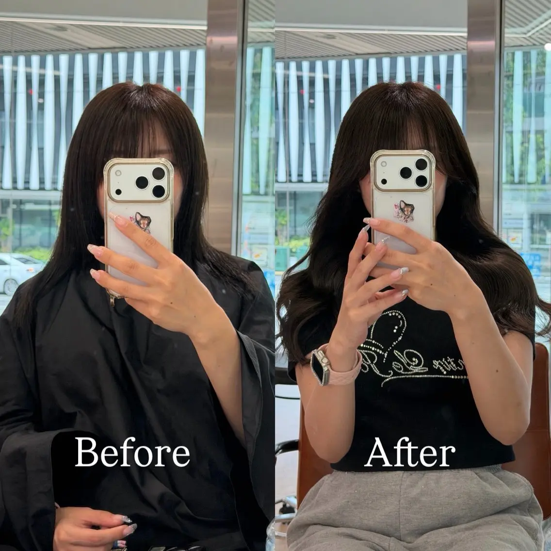 ロング カラー シールエクステ ハイトーンカラー エクステ ヘアカラー エクステ シールエクステ特化 ハイトーン、NANAのヘアスタイル