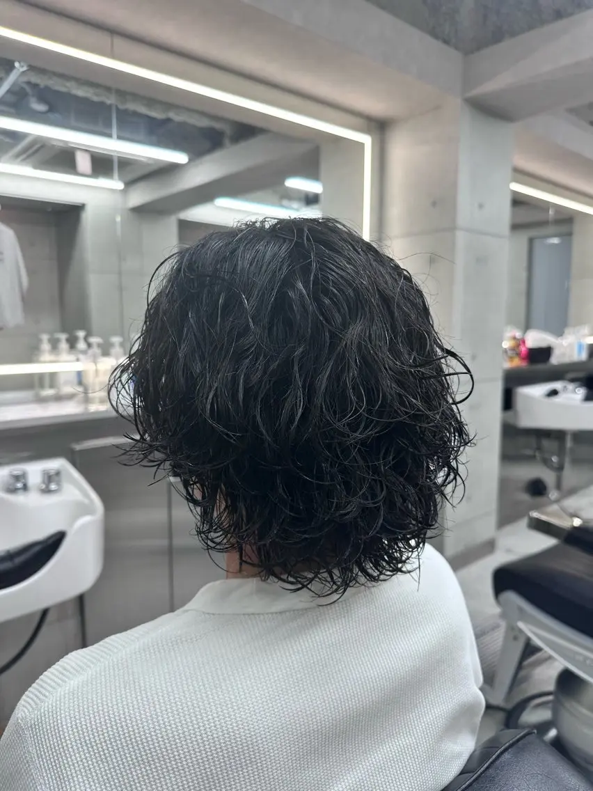 ミディアム 石川 琉星のヘアスタイル