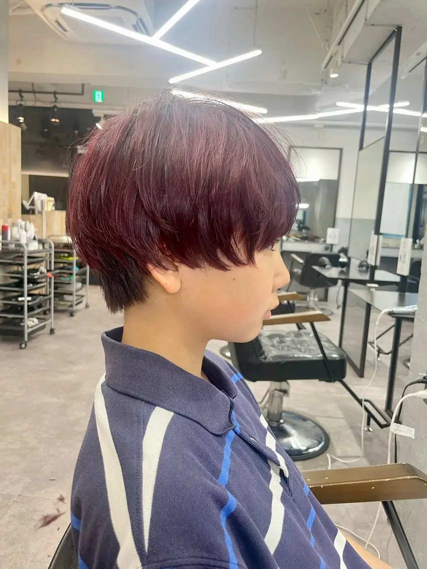 ショート カラー カット ヘアカラー トリートメント 色気レイヤー& ショートはお任せ🌟のヘアスタイル