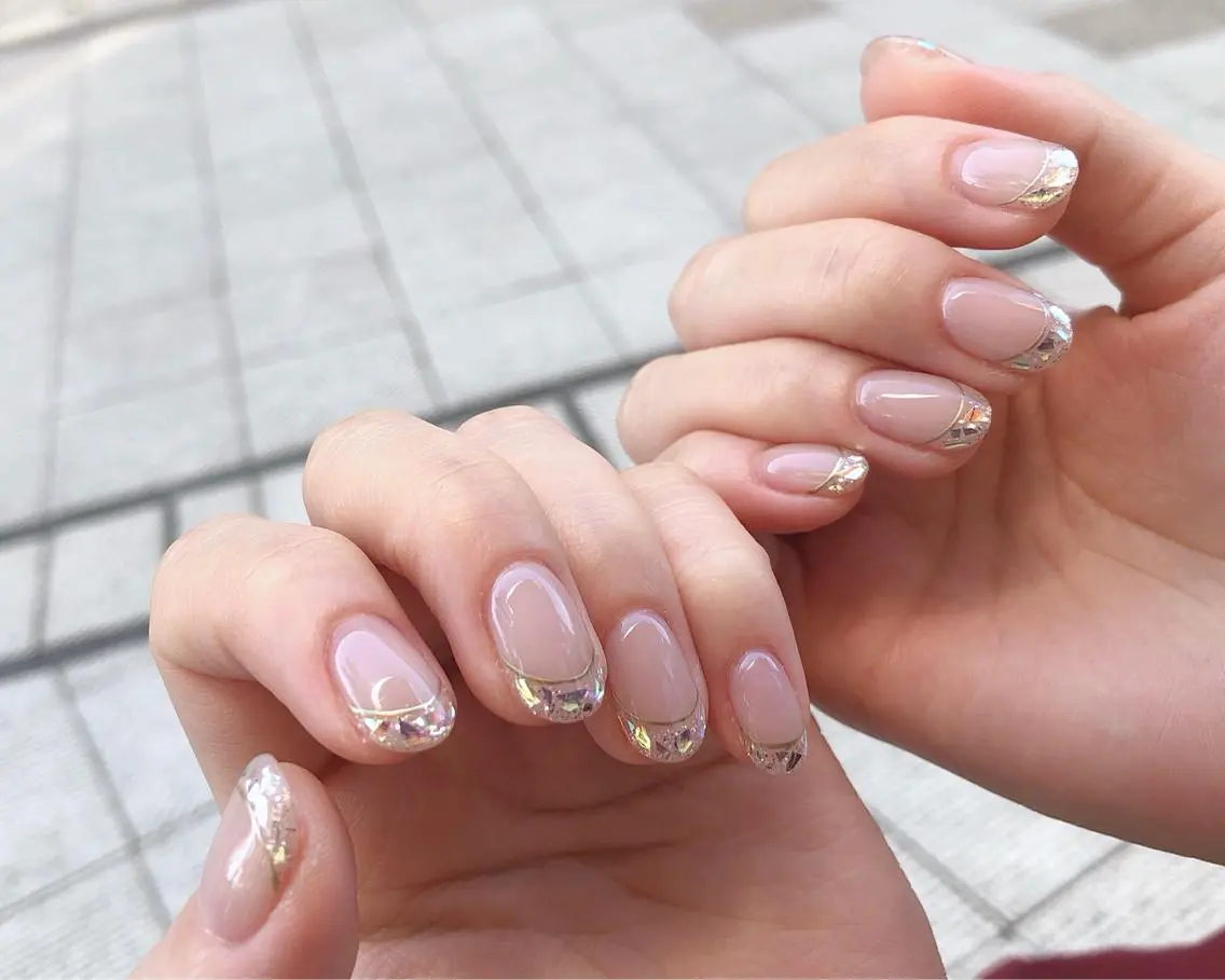 ネイル キラキラネイル ハンドネイル saki_ nail heronのネイルデザイン
