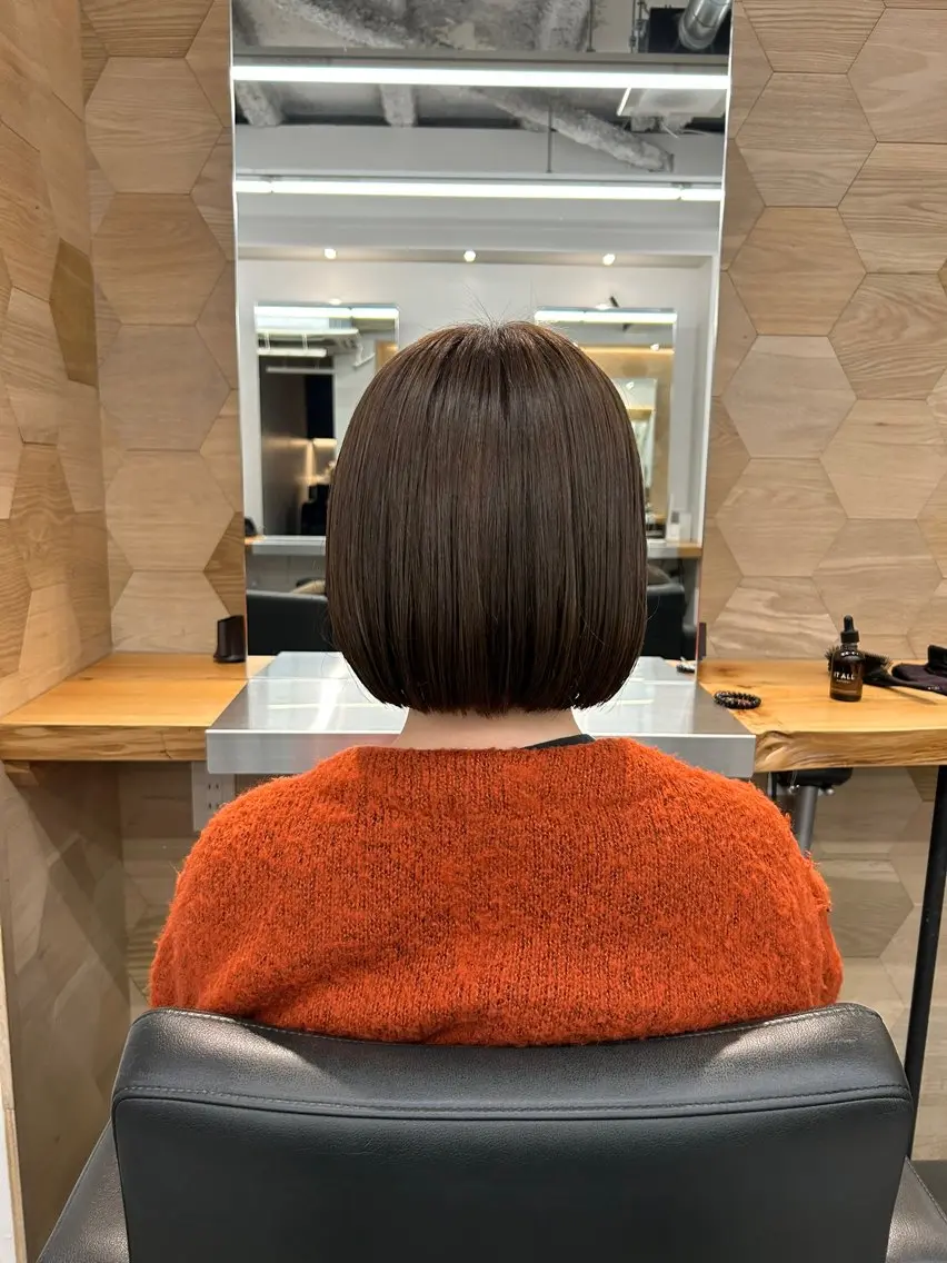ショート カラー ヘアカラー 森珀斗/表参道 /ショート/ボブのヘアスタイル