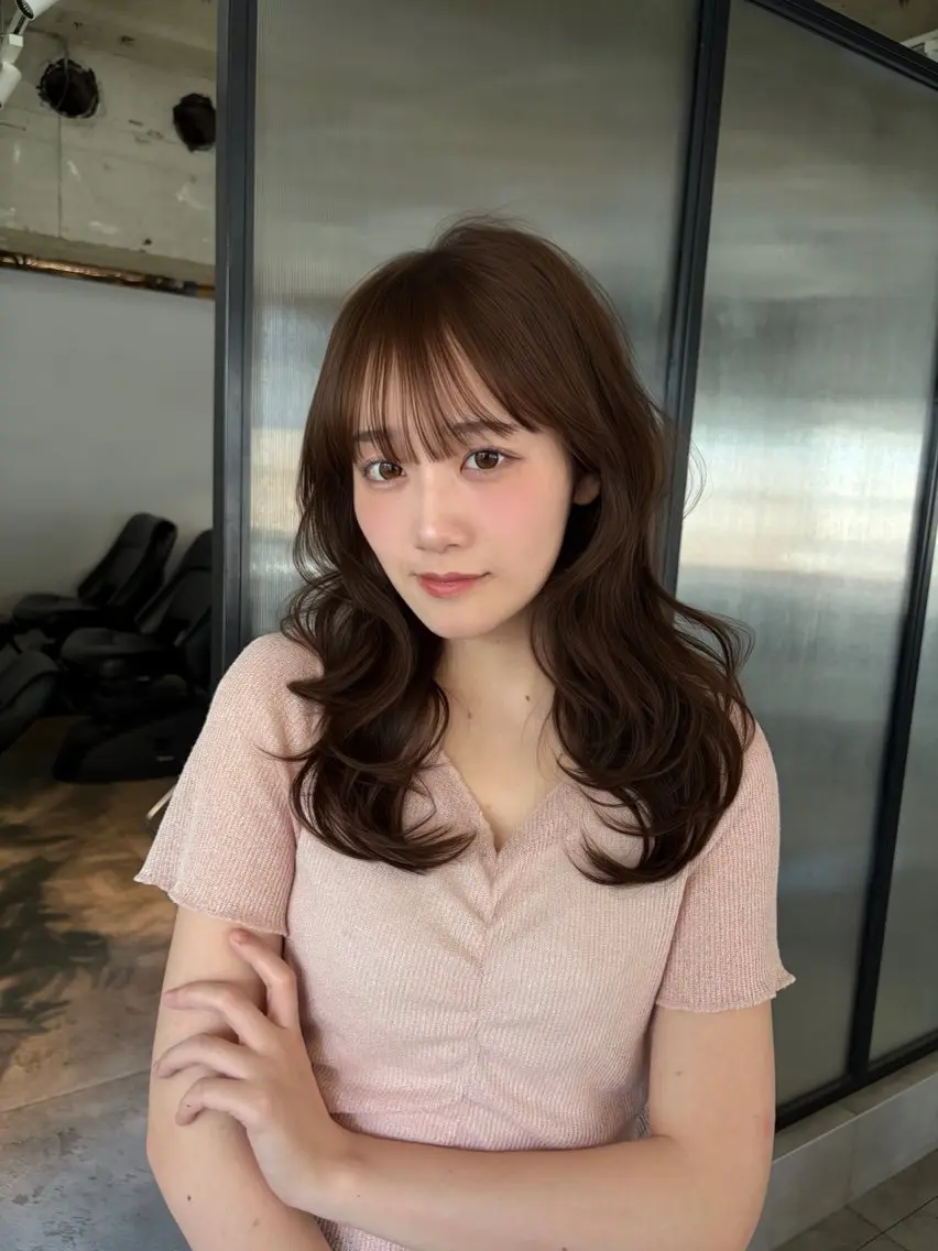 セミロング レイヤーカット レイヤーカット 🎀 miyuのヘアスタイル