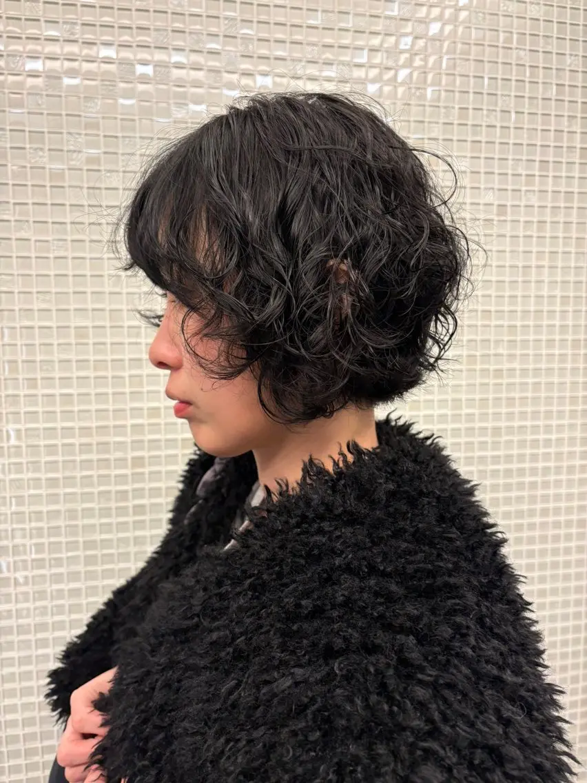 ショート パーマ 🎀レイヤー/パーマ カラー/ai🎀のヘアスタイル