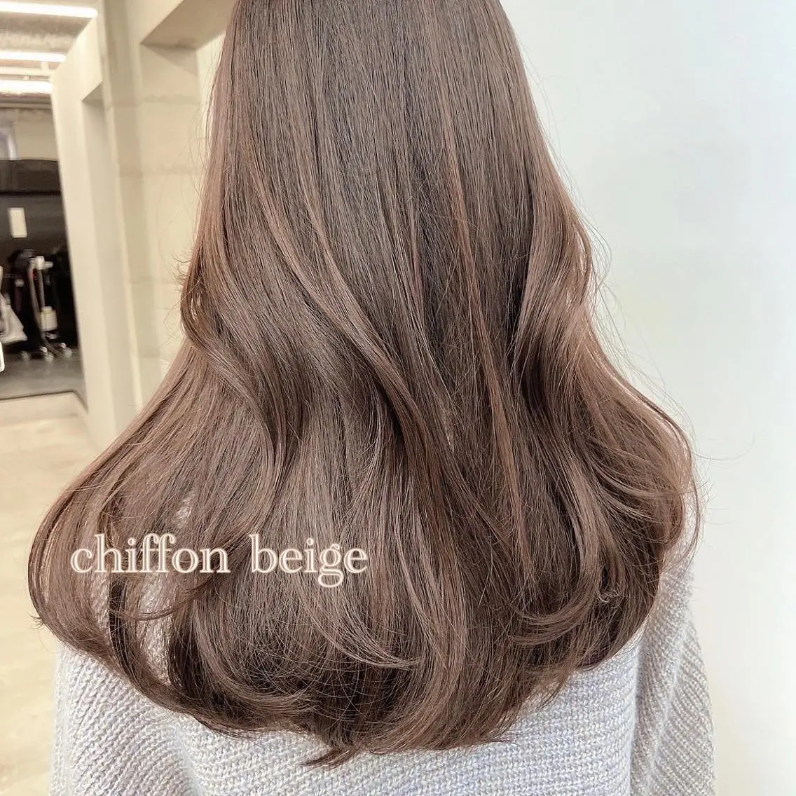 🍒平日限定🍒韓国風ガーリー🩰透明感たっぷりベージュ系カラー¥6600🤎の写真
