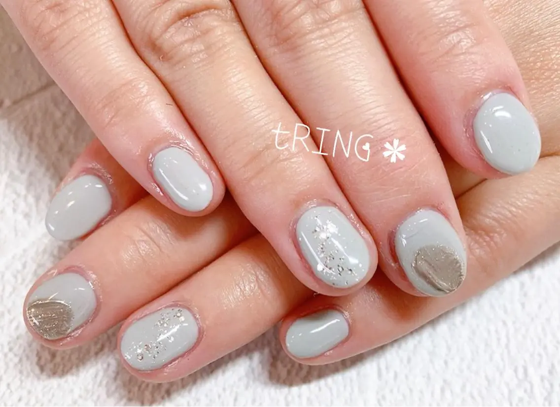 ネイル ハンドネイル tRING* しいの木台のネイルデザイン