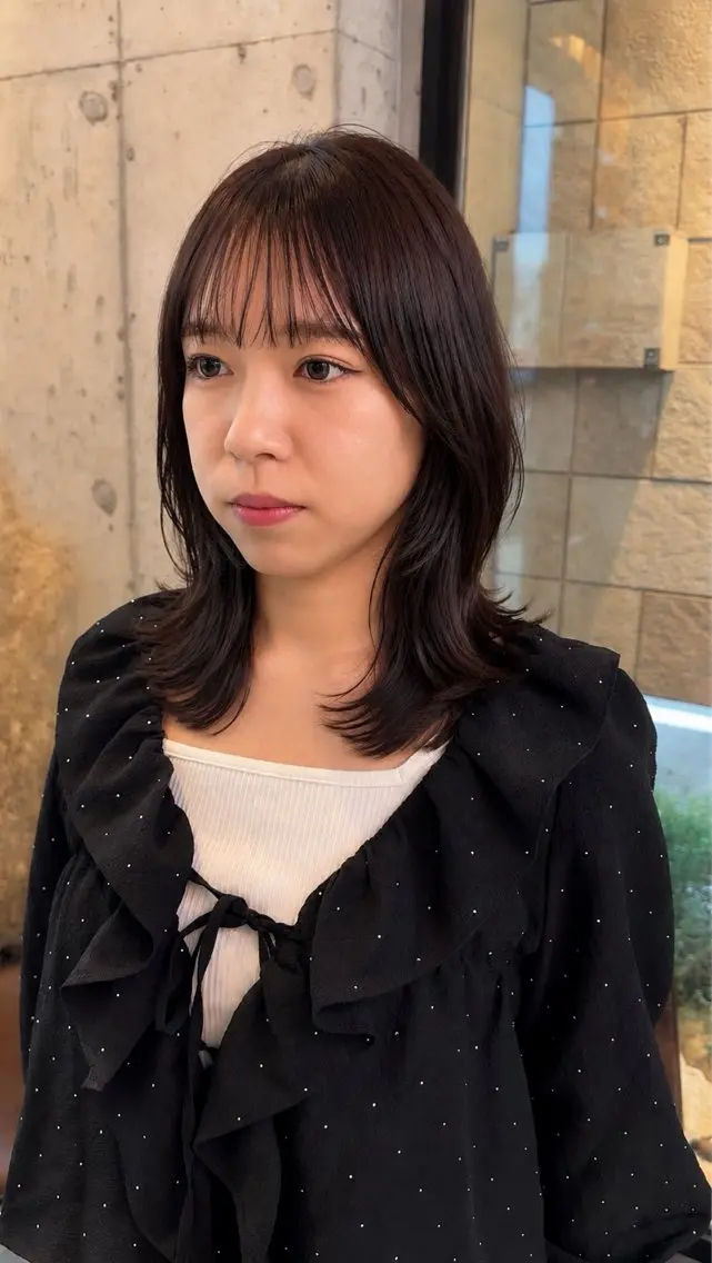ミディアム カット ヘアカラー 三好 祐希 #似合わせ#髪質改善のヘアスタイル