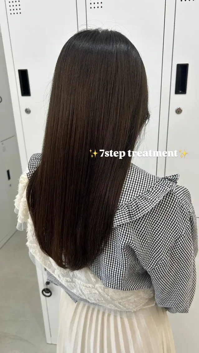 セミロング くろかわ まいのヘアスタイル