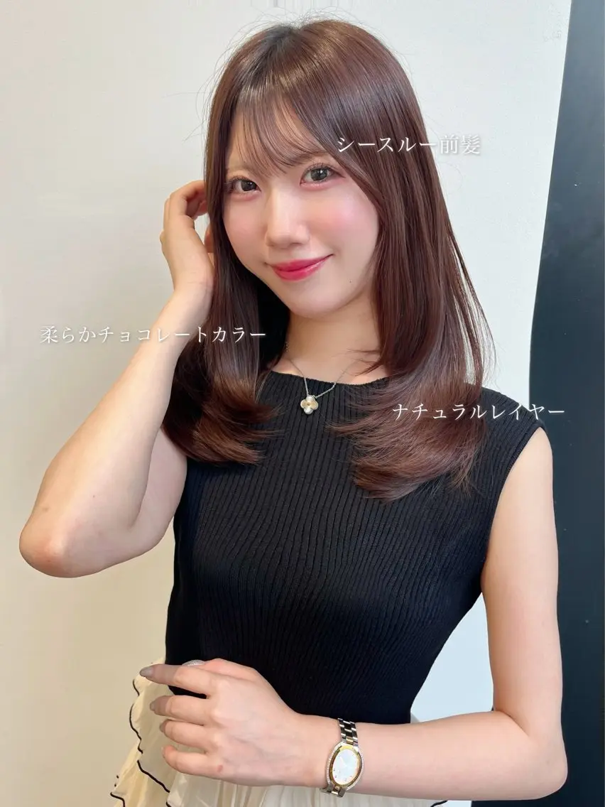 【CUT】✨小顔カット+髪質改善酸熱トリートメント(資生堂サブリミック)✨の写真