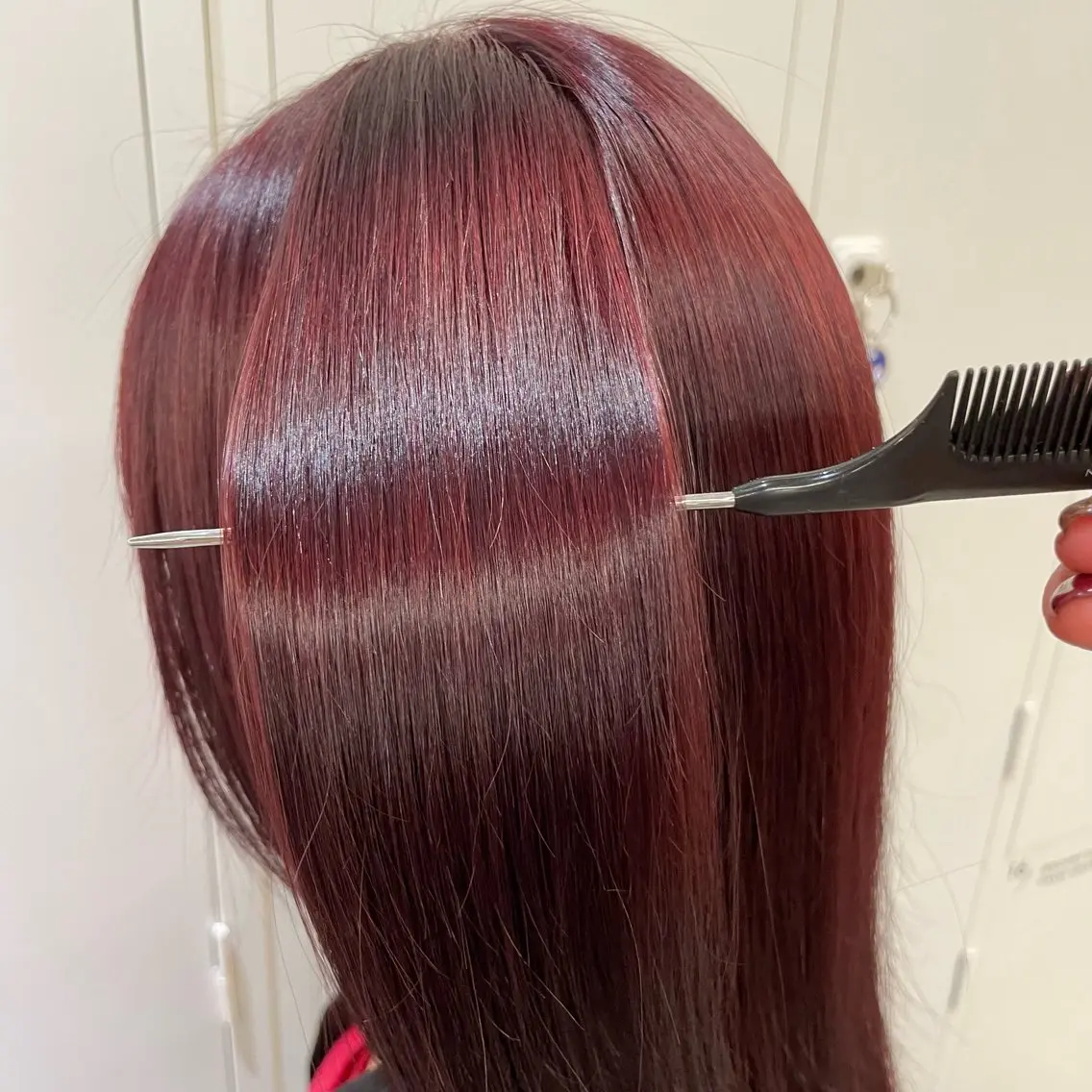 ミディアム カラー 河上 あかねのヘアスタイル