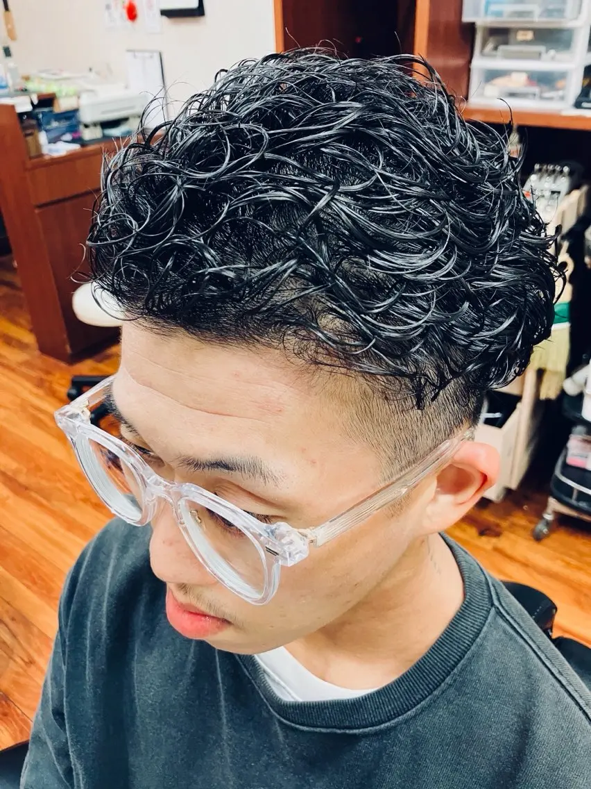 極道パーマ、スペインカール等の写真