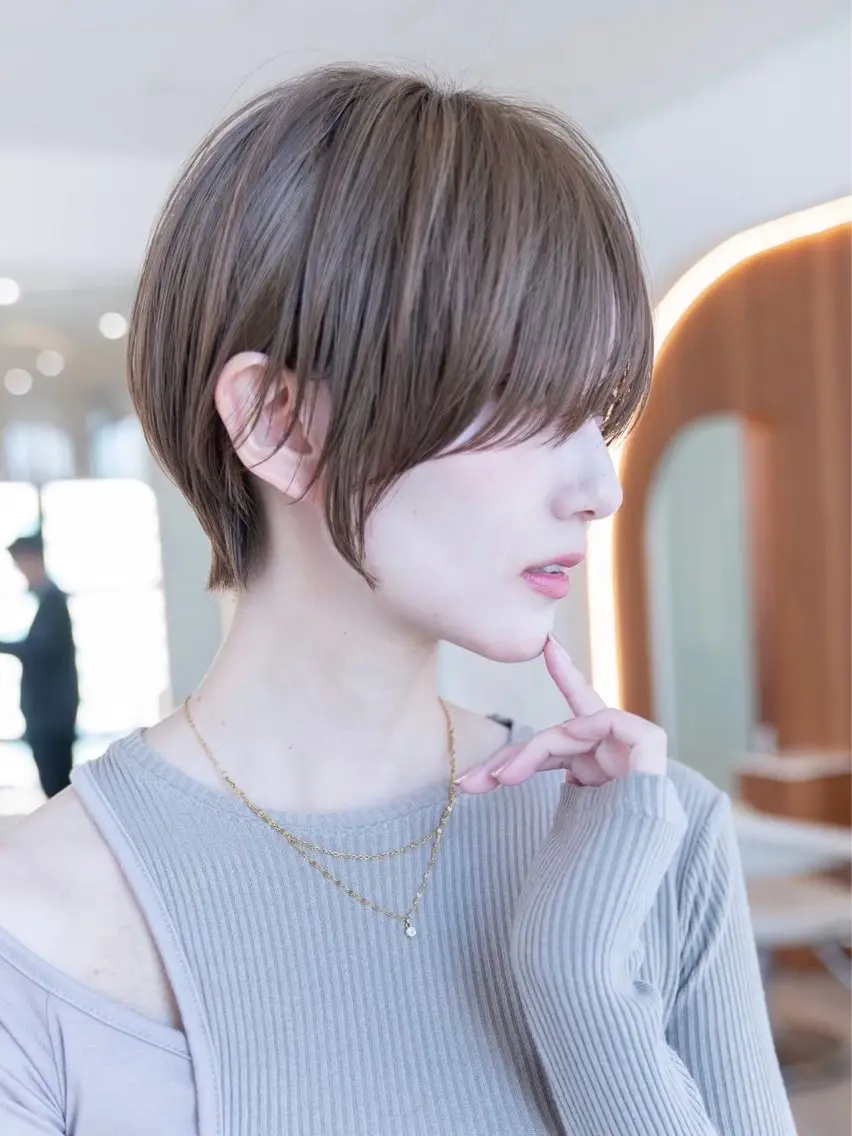 ショート カラー カット ヘアカラー トリートメント 【渋谷】ボブ・ レイヤーボブ特化✂︎のヘアスタイル