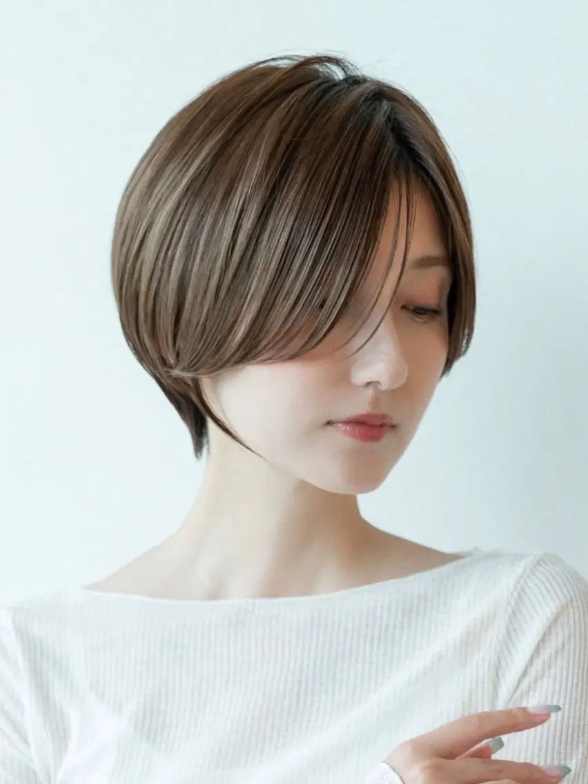ショート ショートボブ ボブ ショートヘア カット 田中航平/渋谷ボブ/ レイヤーボブのヘアスタイル