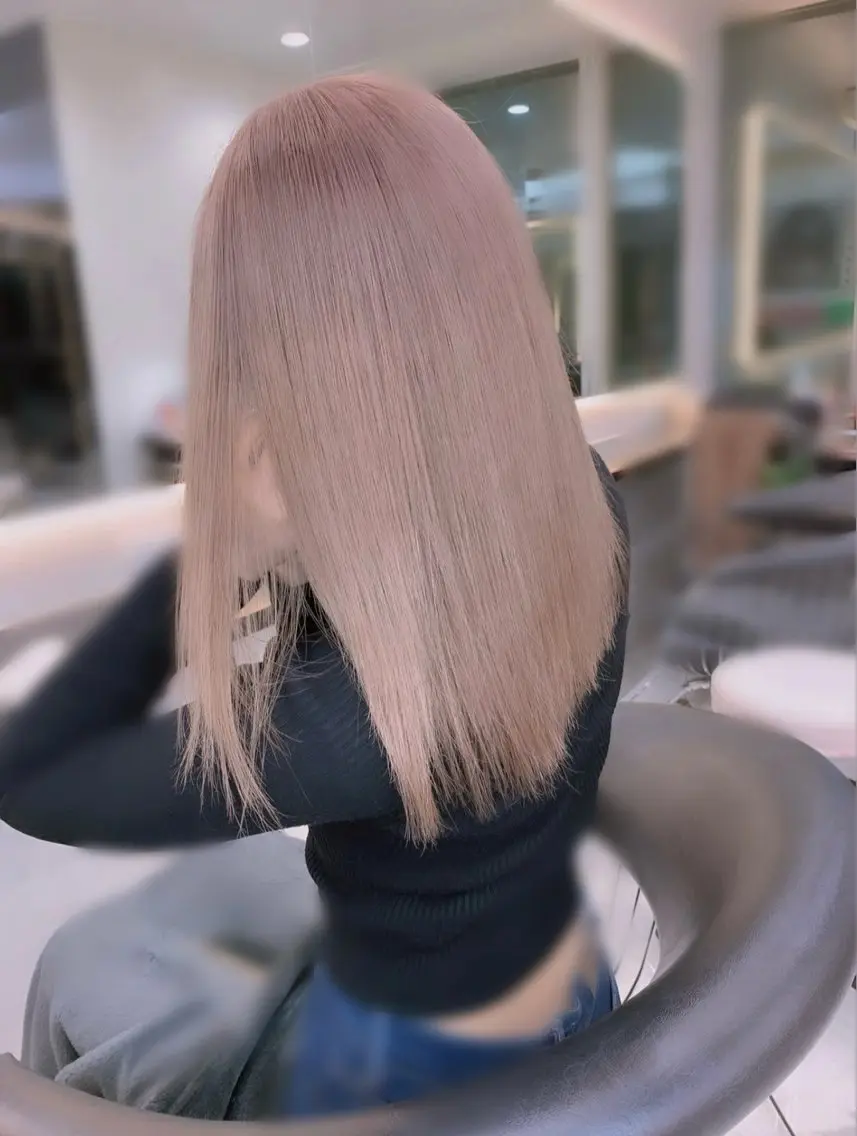ロング カラー ヘアカラー トリートメント 銀座🪽⋆.* MIKIのヘアスタイル