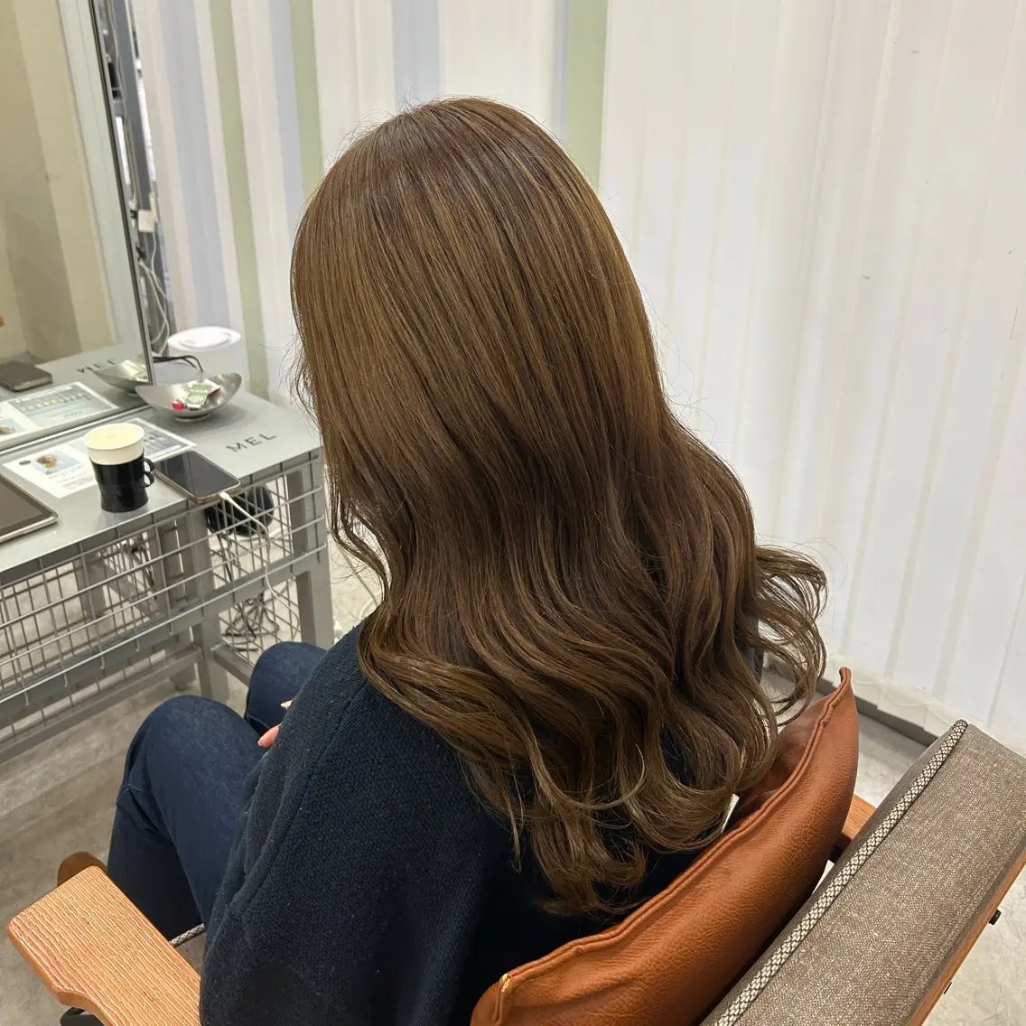 ロング MIDORI🎀 透明感/ベージュのヘアスタイル