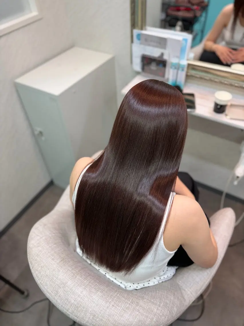 ロング カラー ヘアカラー トリートメント ヘッドスパ さやか/髪質改善/ カラー/seta新宿のヘアスタイル