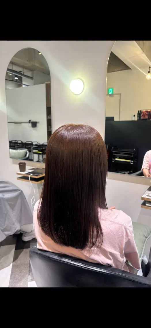 セミロング カット ヘアカラー 沢井涼人✂︎ 割引有のヘアスタイル