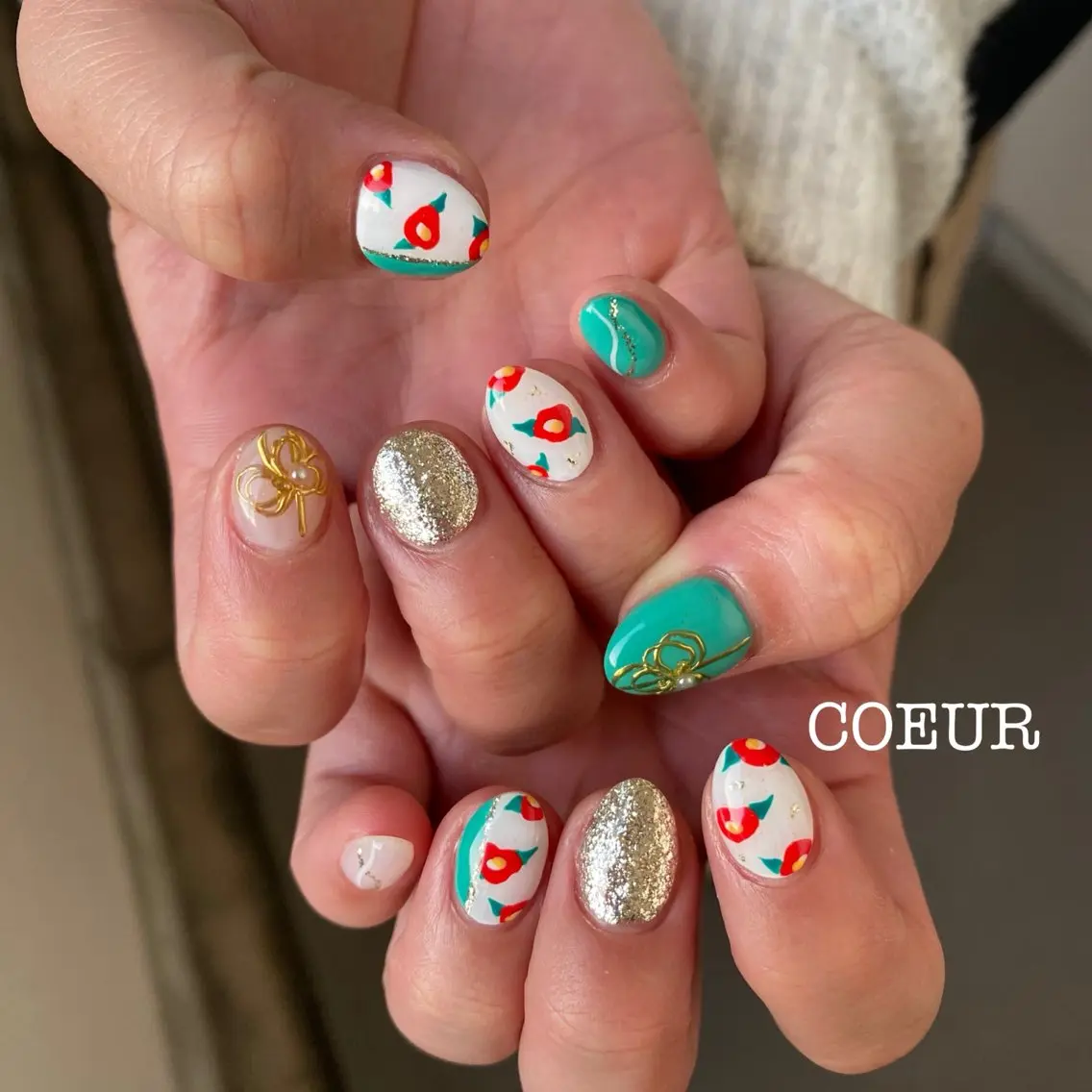 ネイル ハンドネイル COEUR✴︎ yukikaのネイルデザイン