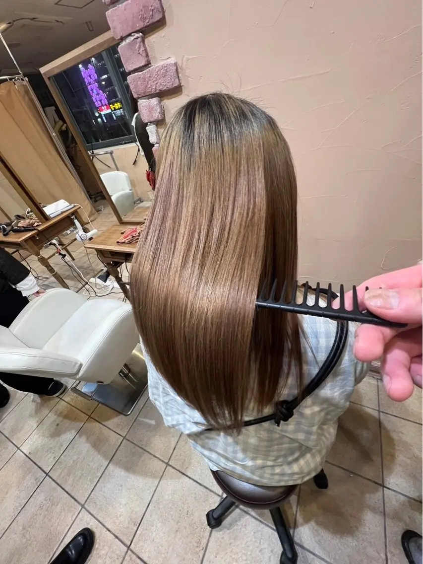 髪質改善トリートメント💇🏻‍♀️✨毛先メンテナンスカット✂️の写真