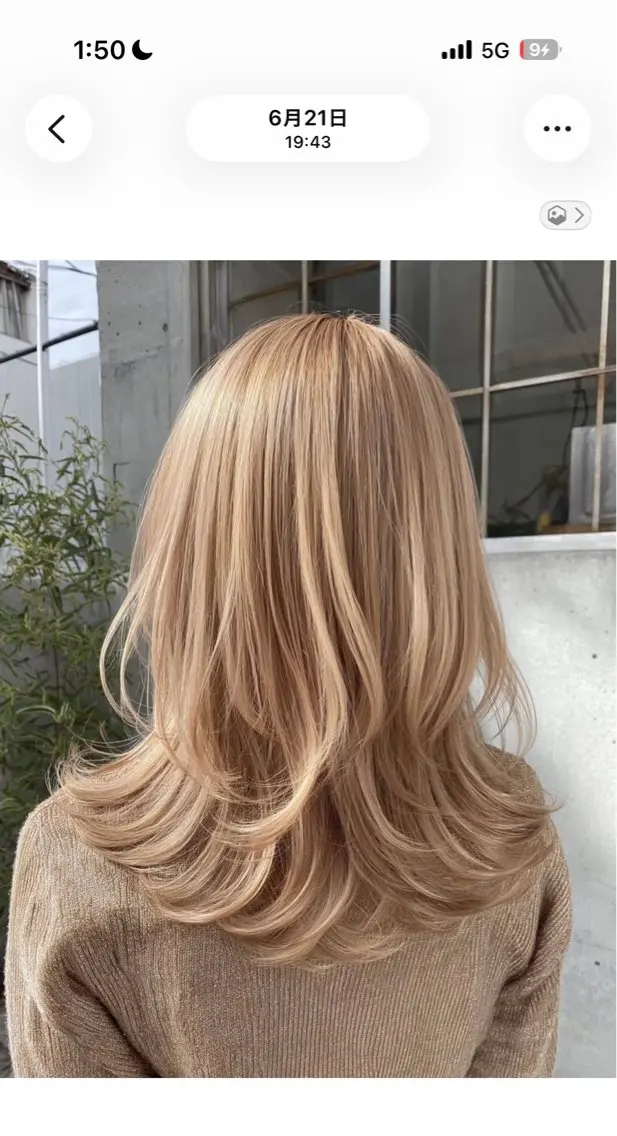 セミロング カラー ヘアカラー 渡邊 礼侍のヘアスタイル