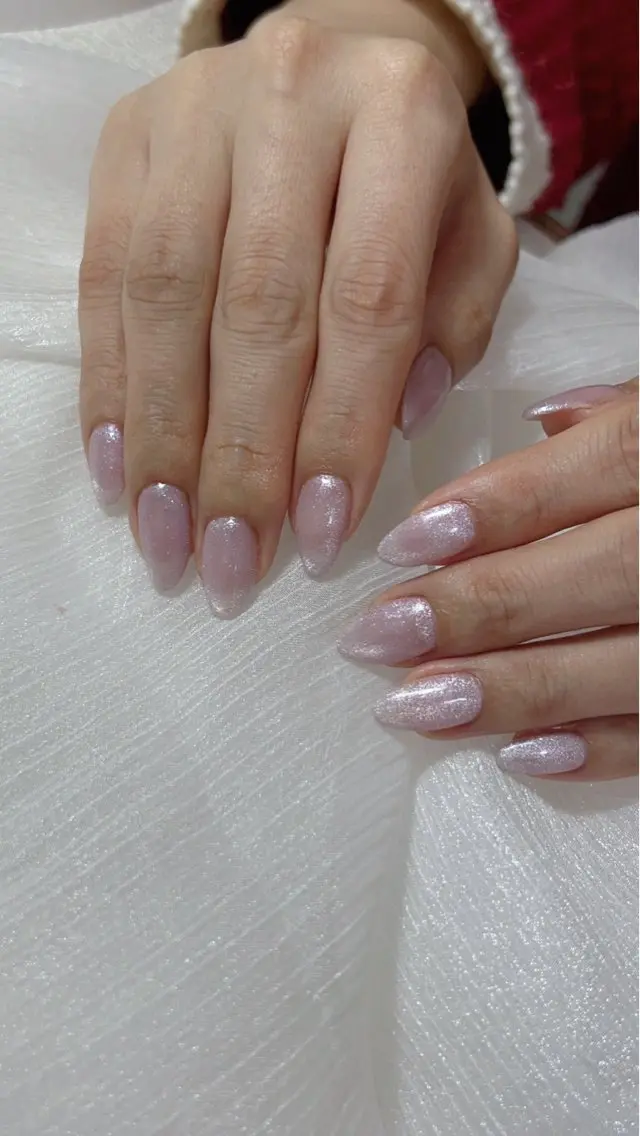 ネイル オーロラネイル 桜ネイル フラワーネイル フットネイル フレンチネイル ハンドネイル mogunail &blowのネイルデザイン