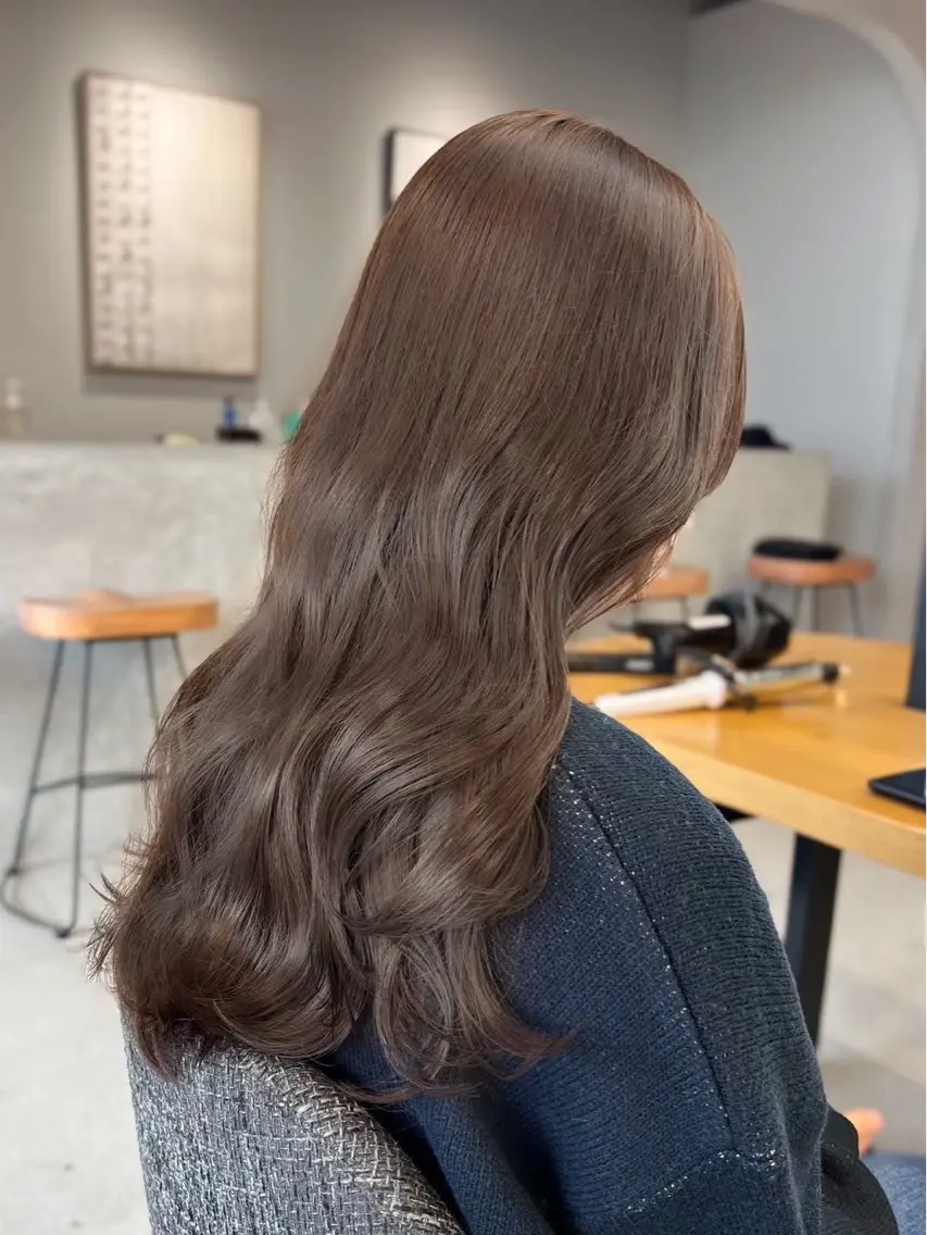 ミディアム カラー ヘアカラー 渋谷/韓国レイヤー 艶カラー特化マサキのヘアスタイル