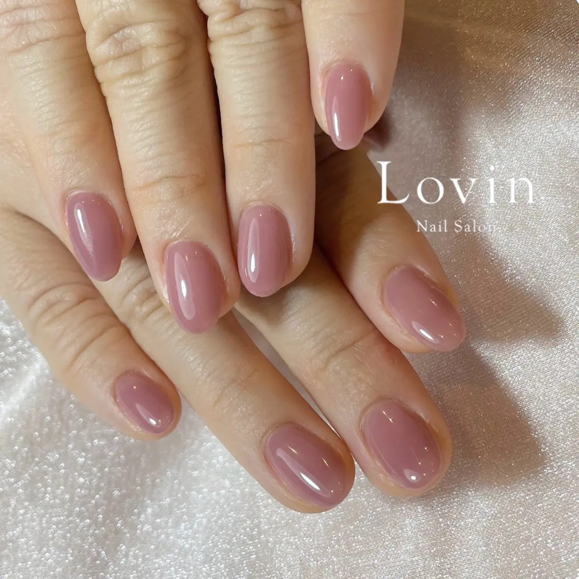 ネイル ジェルネイル ワンカラーネイル パラジェル k-two nailのネイルデザイン