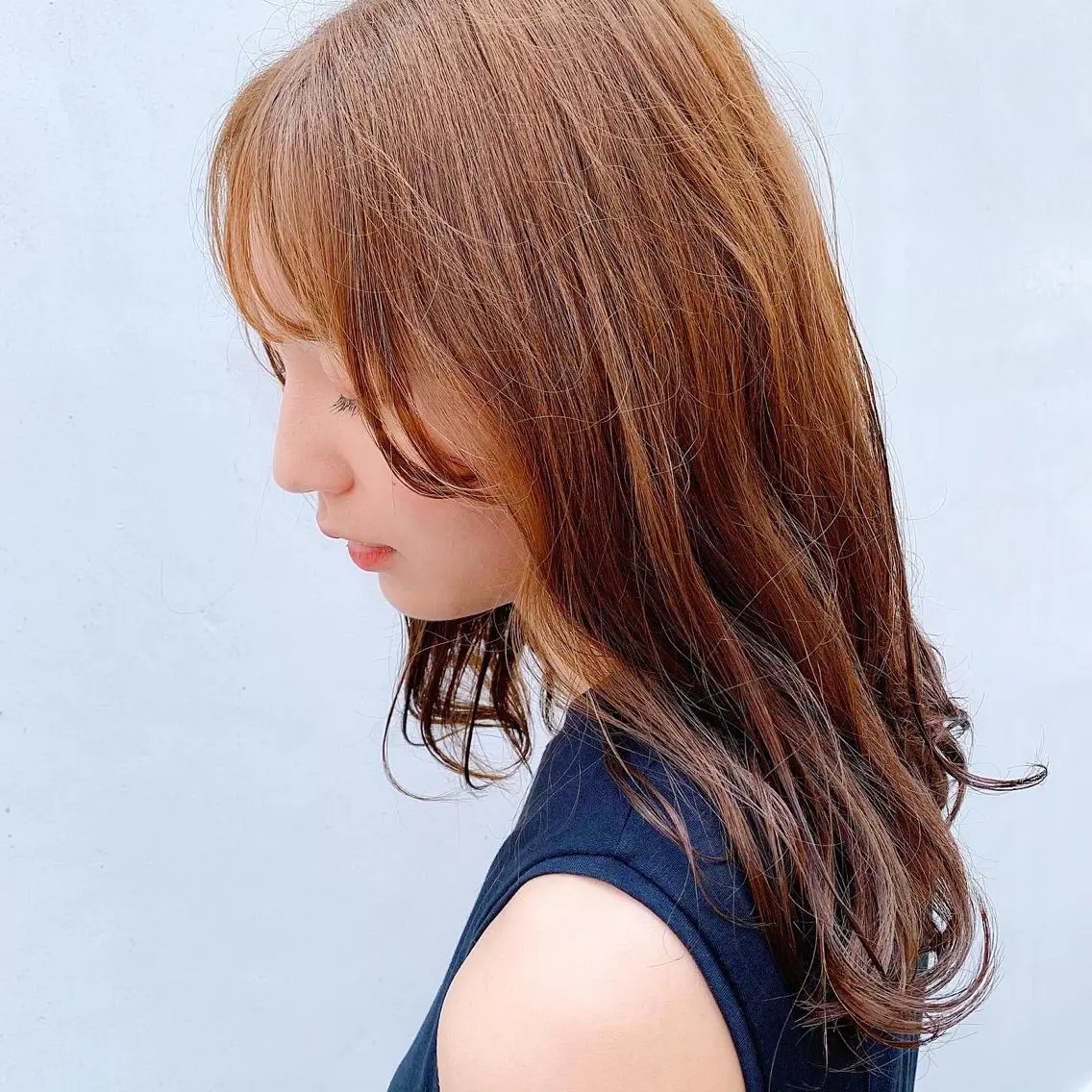 ロング カラー 中川 竜誠のヘアスタイル