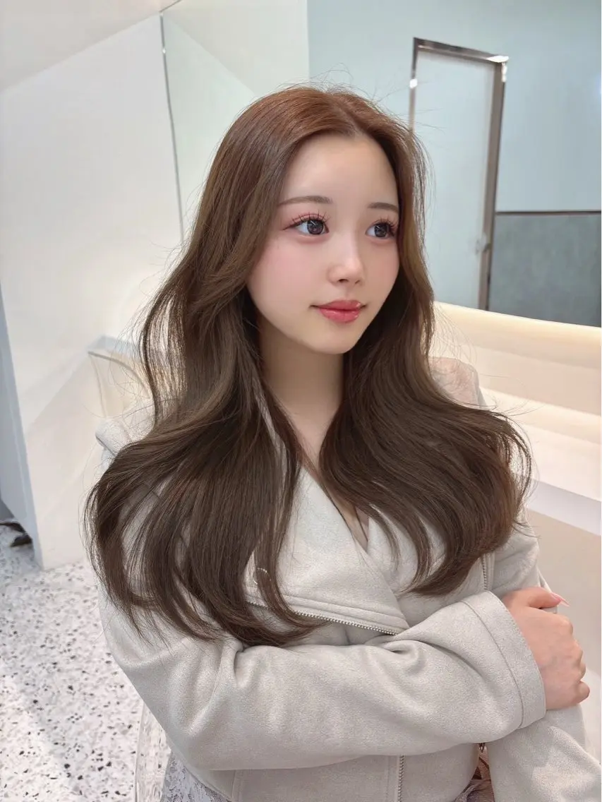ロング カラー カット ヘアカラー トリートメント yui🎀ブリーチな しダブルカラー/博多のヘアスタイル