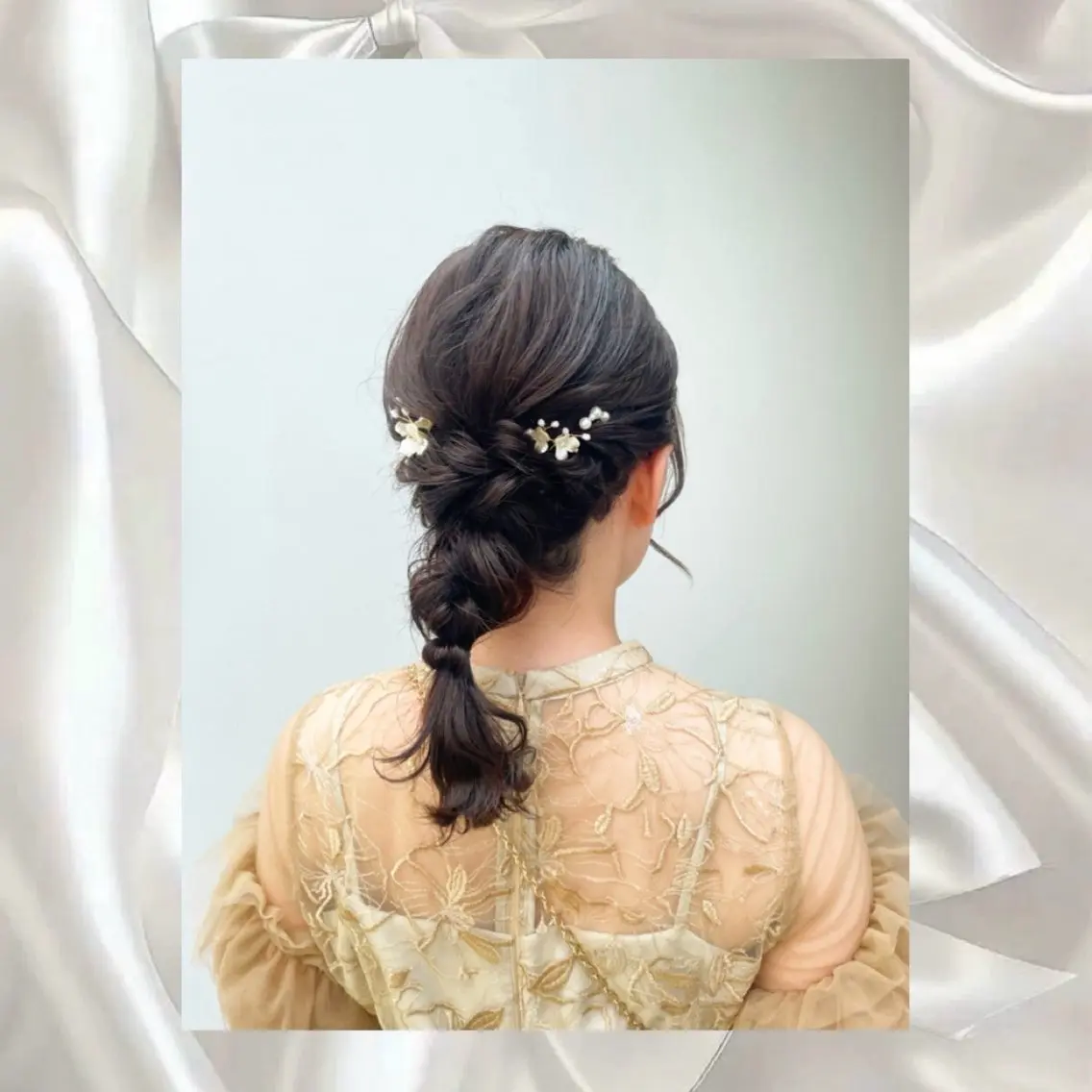 ヘアアレンジ 𝐌𝐢𝐮♥透明感 カラー♥のヘアスタイル