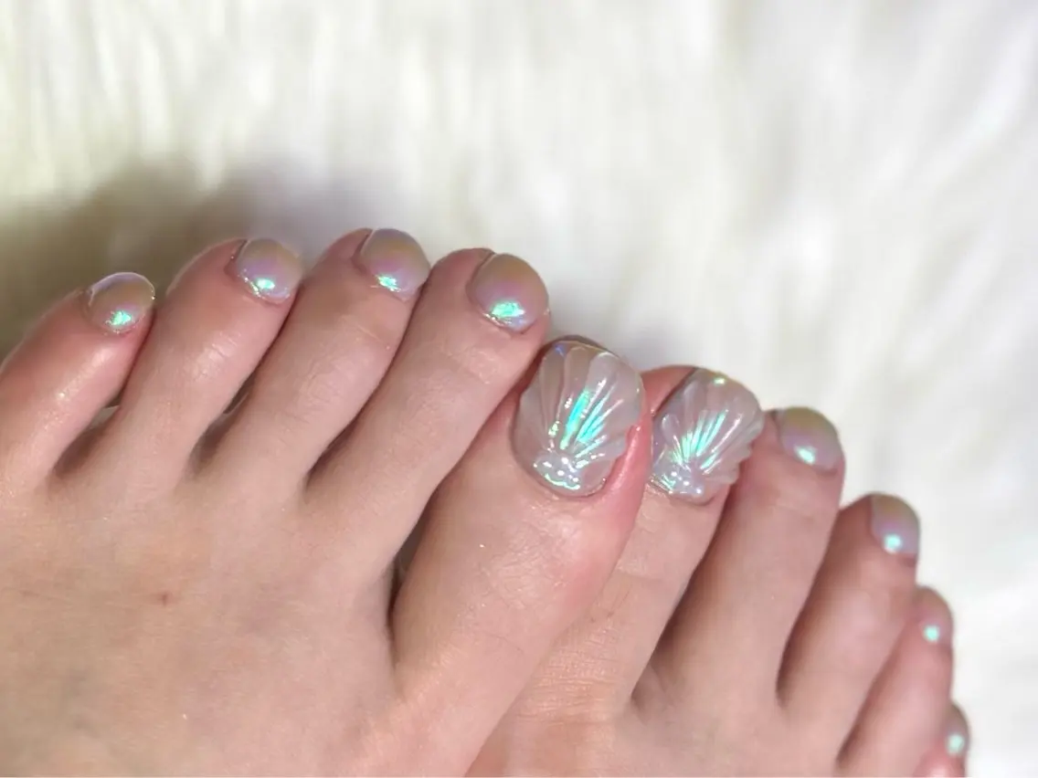 ネイル フットネイル Mnailsalon フィルイン対応サロンのネイルデザイン
