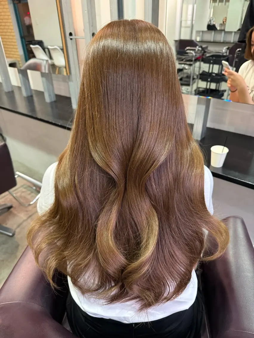 ロング カラー ベージュ透明感カラー 💟AYUMI💟のヘアスタイル