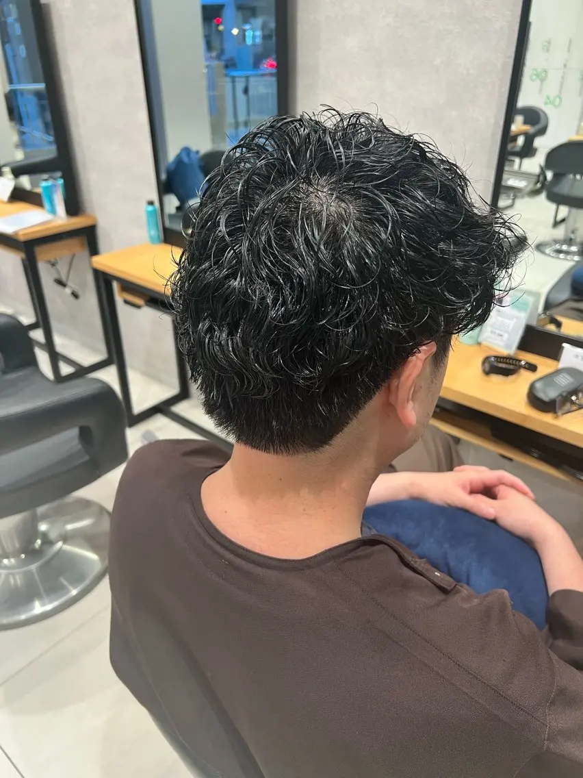 ✂️メンズ限定 カット➕パーマ➕1color➕トリートメント✂️(特殊パーマは➕¥1,500)の写真