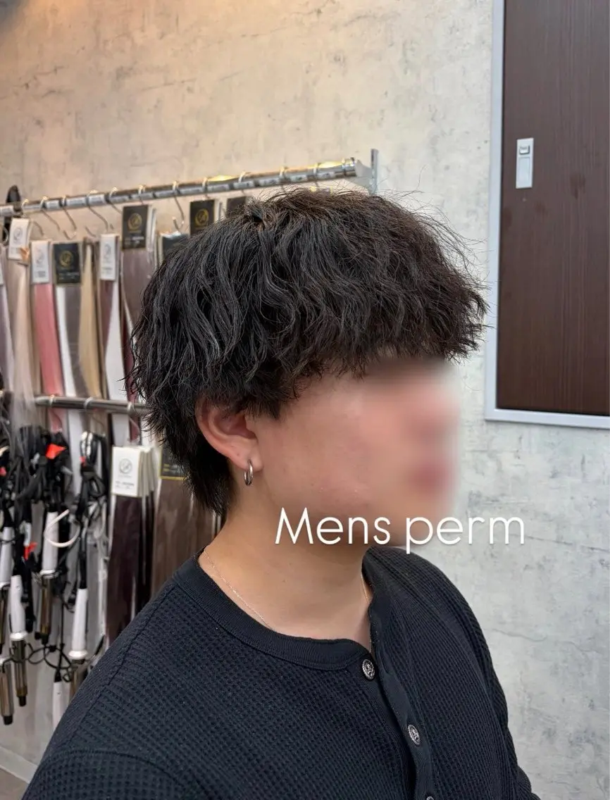 メンズ カット パーマ limitみづき🌙 カラーのヘアスタイル