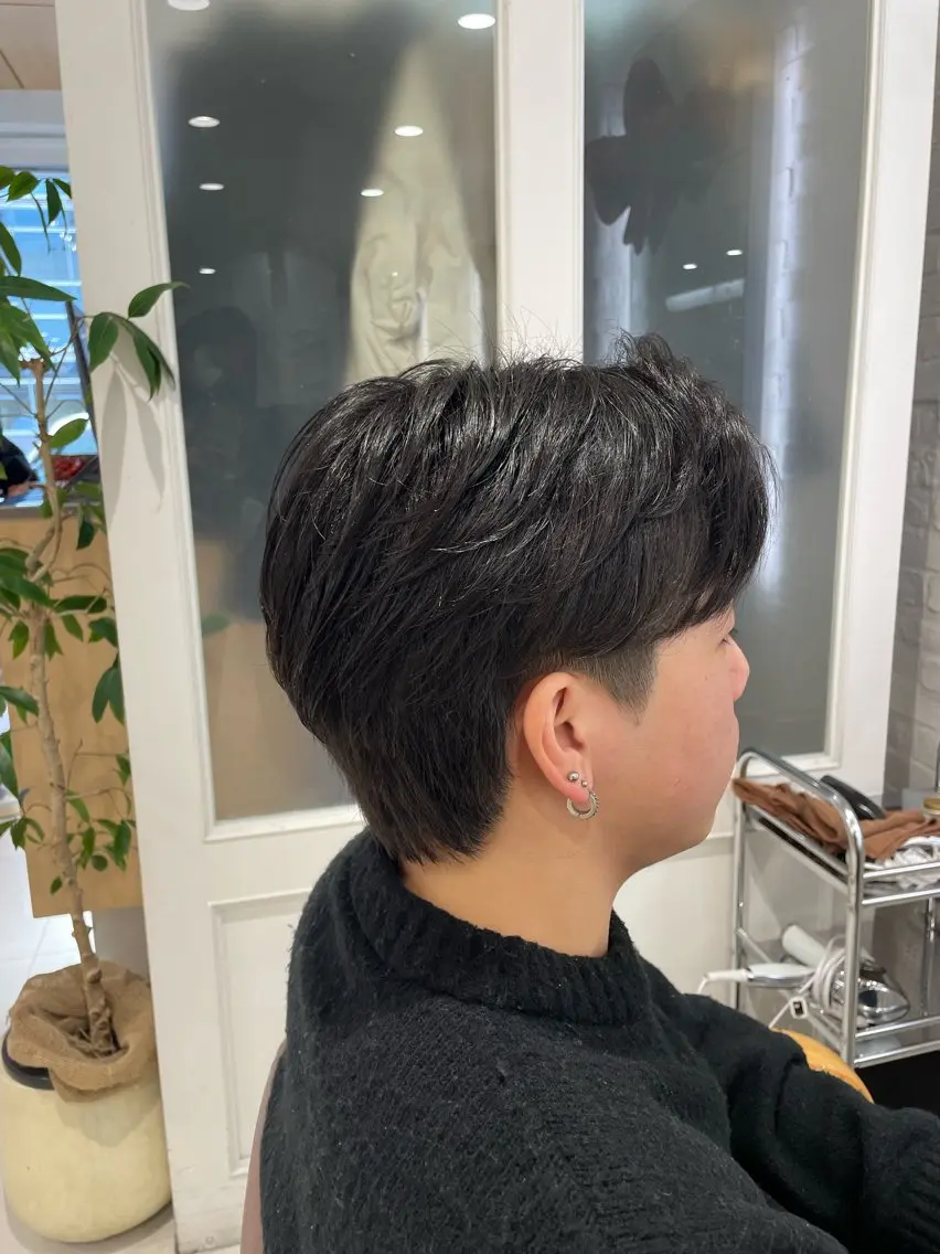 【men's限定】韓国スタイル*カット+カラー+トリートメントの写真