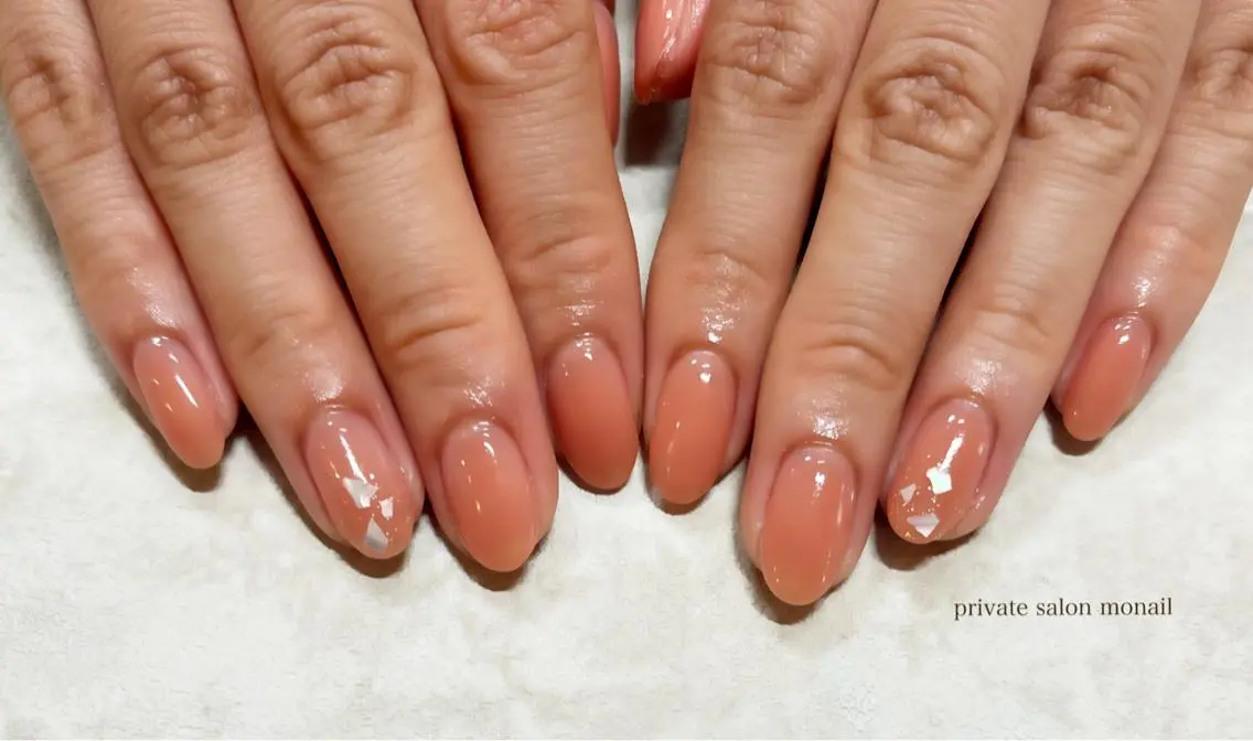 ネイル ワンカラーネイル ハンドネイル nail salon monailのネイルデザイン