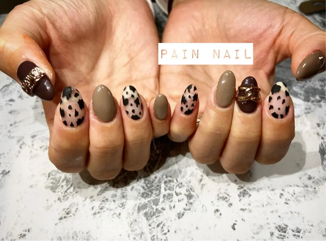 ネイル おそろいネイル ハンドネイル P. nailのネイルデザイン