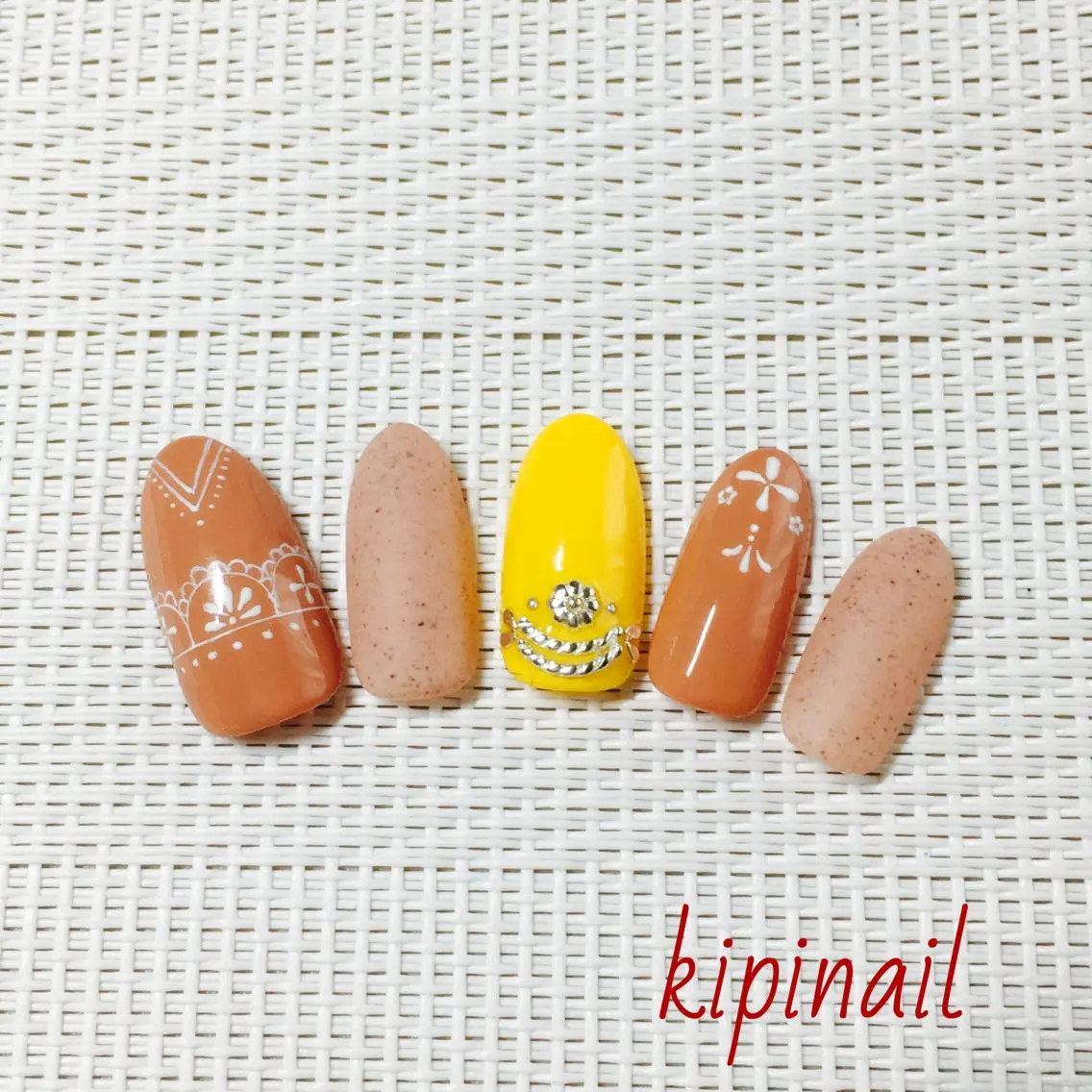 ネイル アートネイル ハンドネイル kipinail 川﨑えりかのネイルデザイン